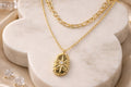 Layered Star Medallion Necklace