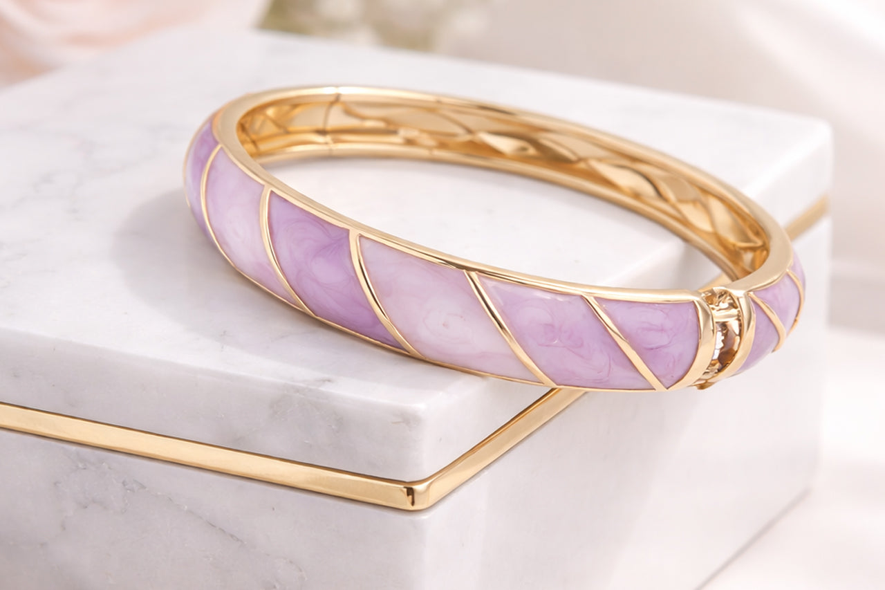 Aurora Enamel Bangle