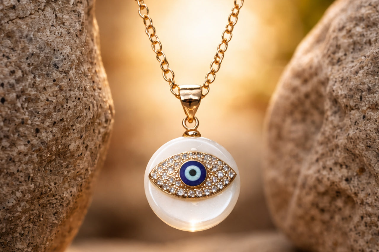 Protective Evil Eye Pendant Necklace