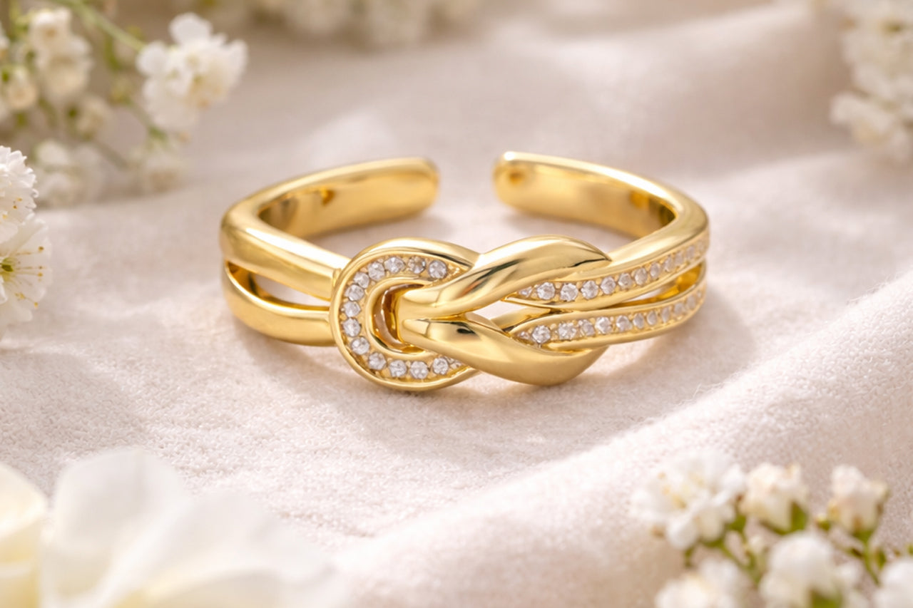 Eternal Knot Statement Ring