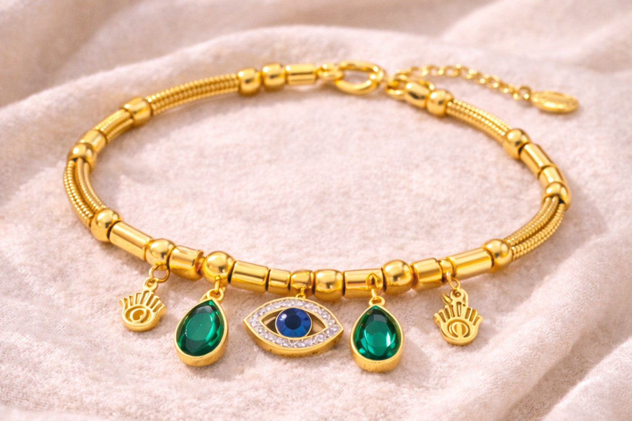 Evil Eye Charm Bracelet