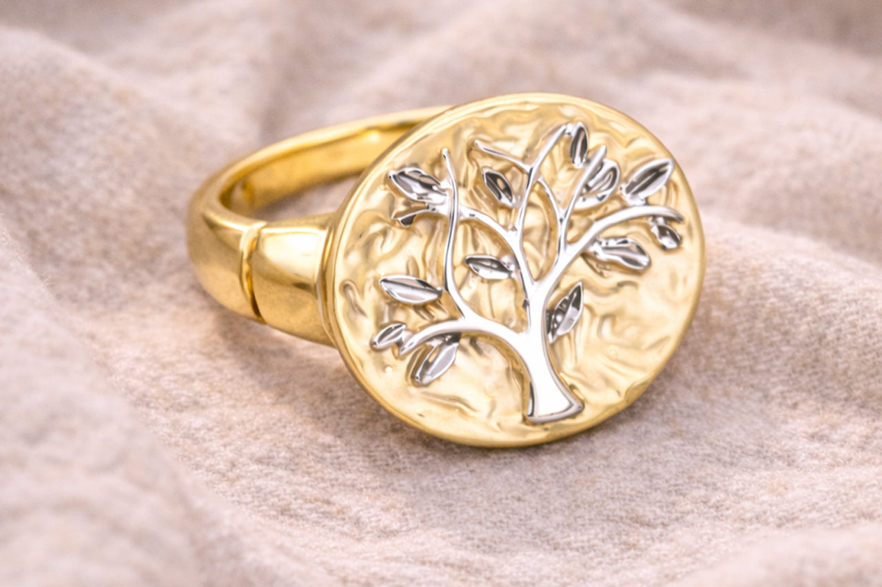 Tree of Life Statement Ring