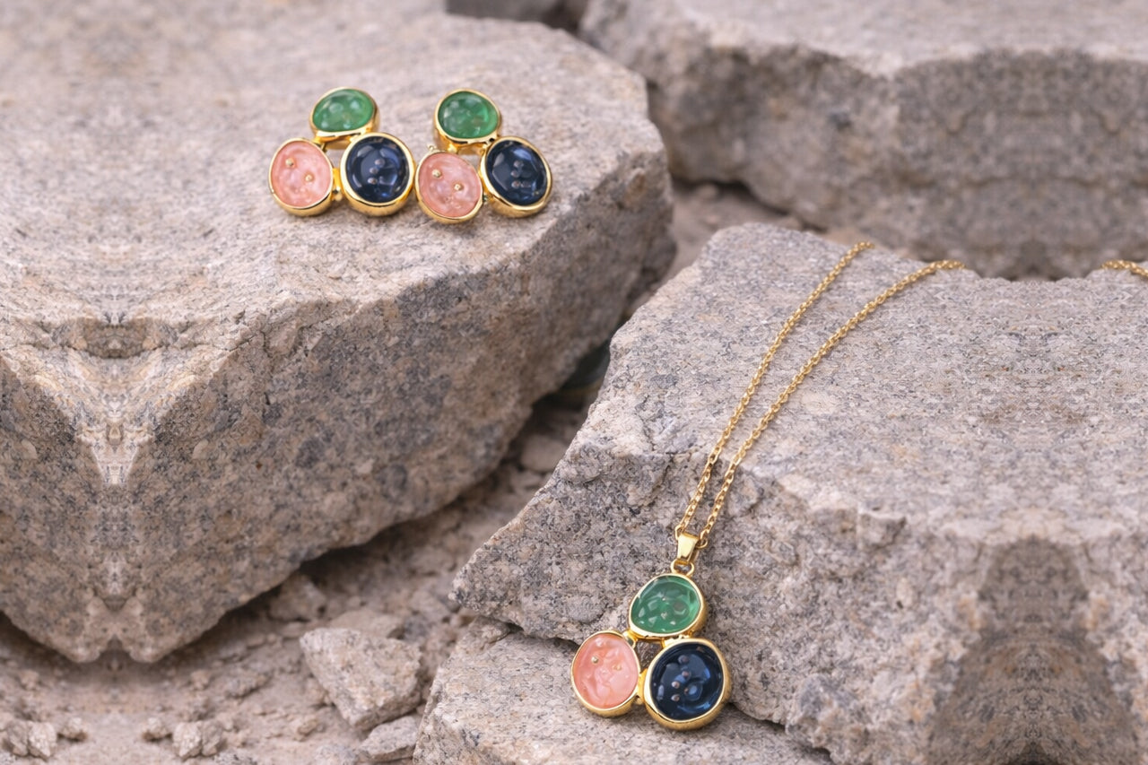 Trio Aura Pendant Set