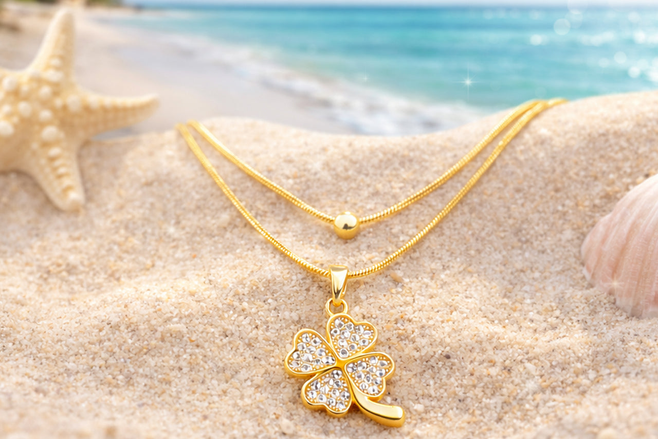 Lucky Clover Pendant Necklace