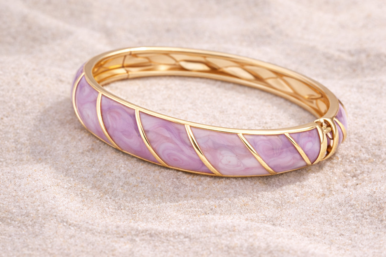 Aurora Enamel Bangle