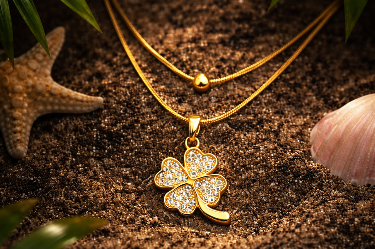 Lucky Clover Pendant Necklace