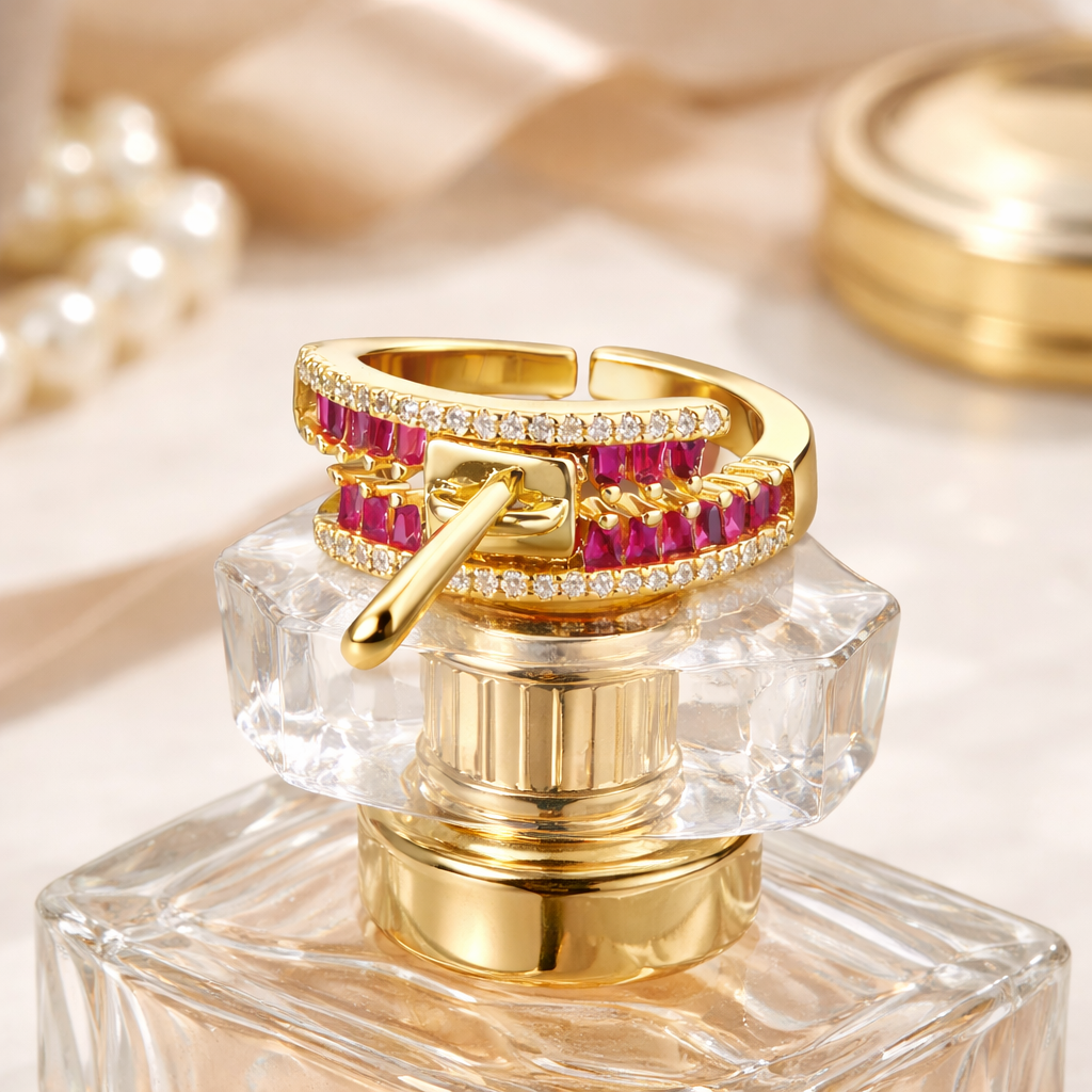 Ruby Zip Statement Ring